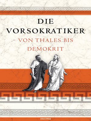 cover image of Die Vorsokratiker